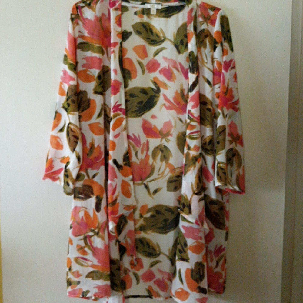 C Open Front Cardigan/ Swimsuit Coverup